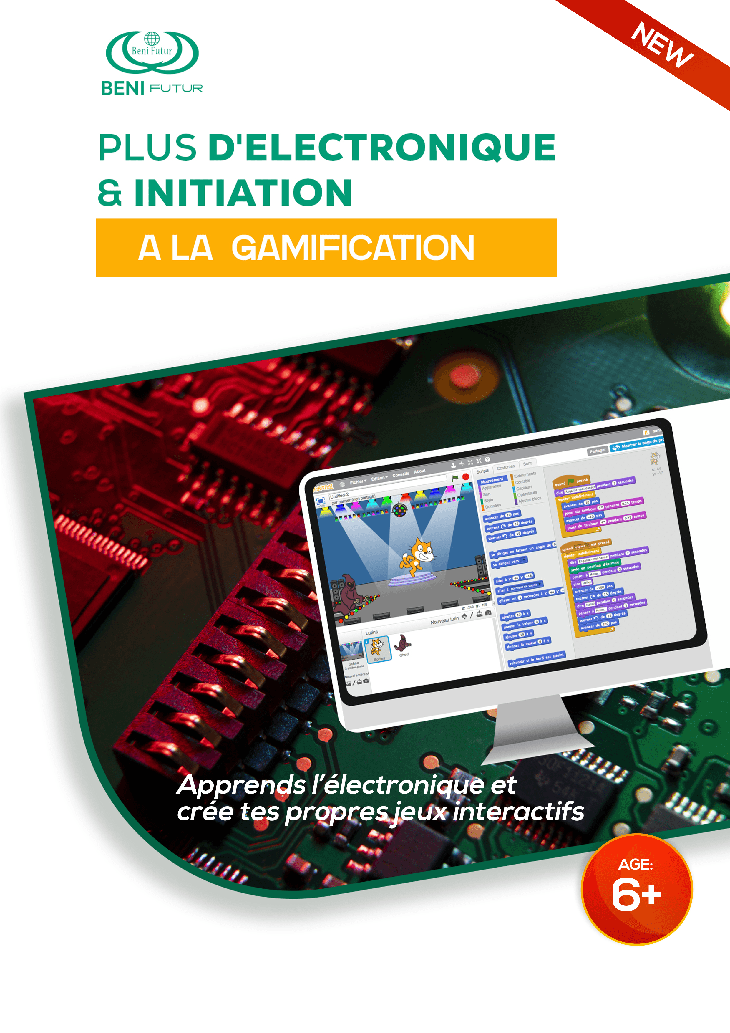 Couverture de Plus d’électronique et initiation à la gamification