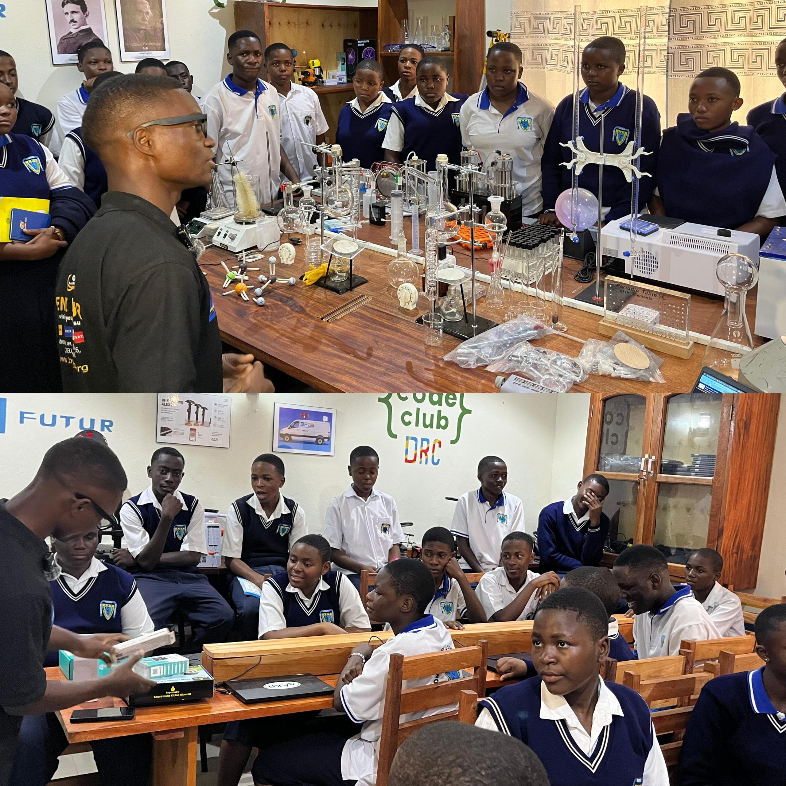 BENI FUTUR : Les élèves du Complexe Scolaire Museke à la découverte des sciences et de la technologie